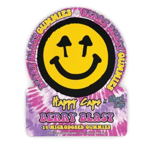 Home happy caps® x road trip microdosed gummies + functional mushrooms berry blast