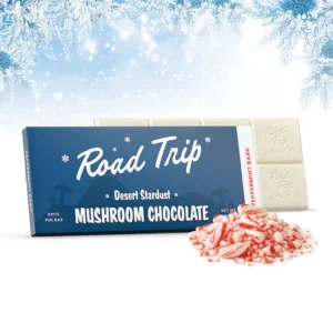 Home desert stardust magic mushroom chocolate bar peppermint bark